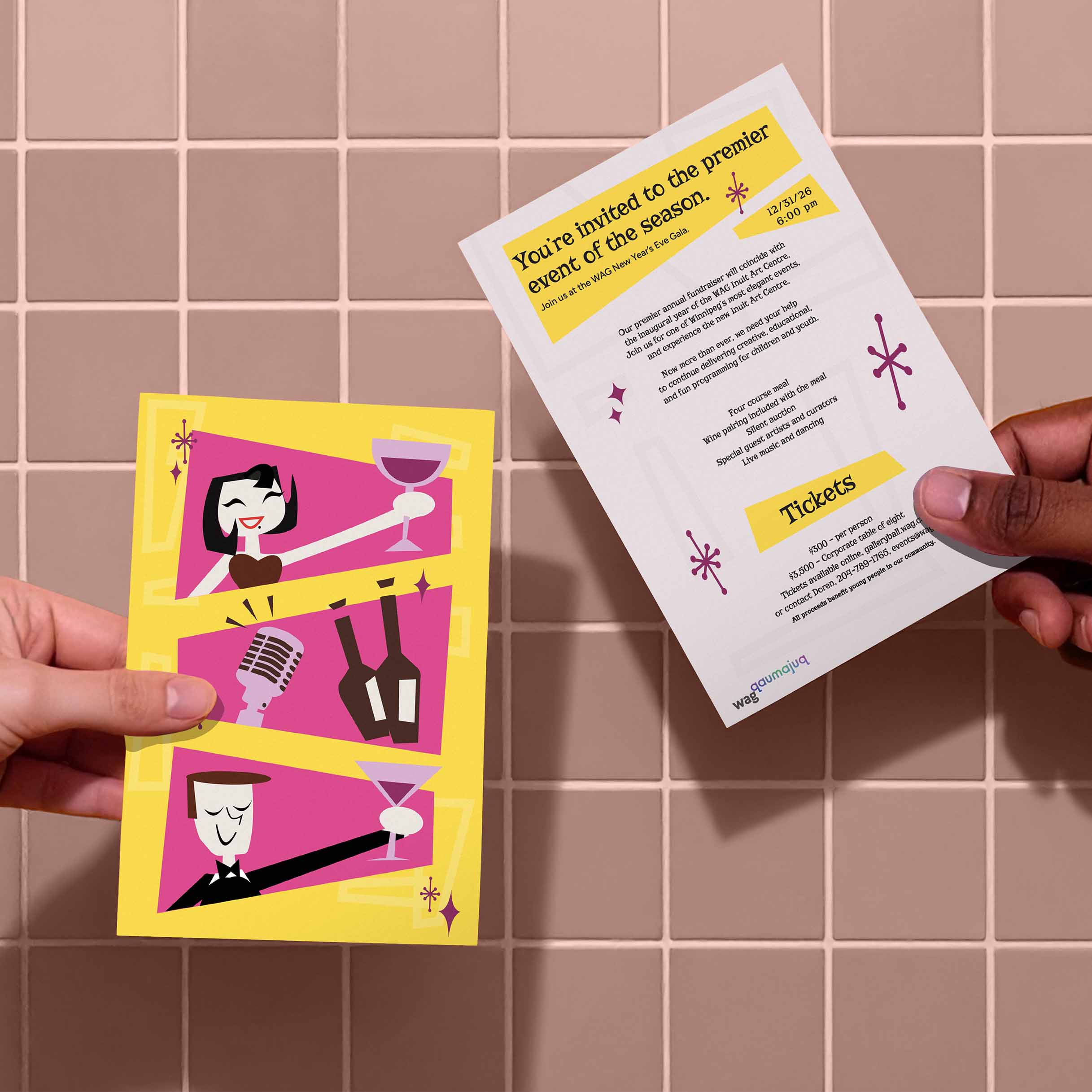 WAG invite mock up